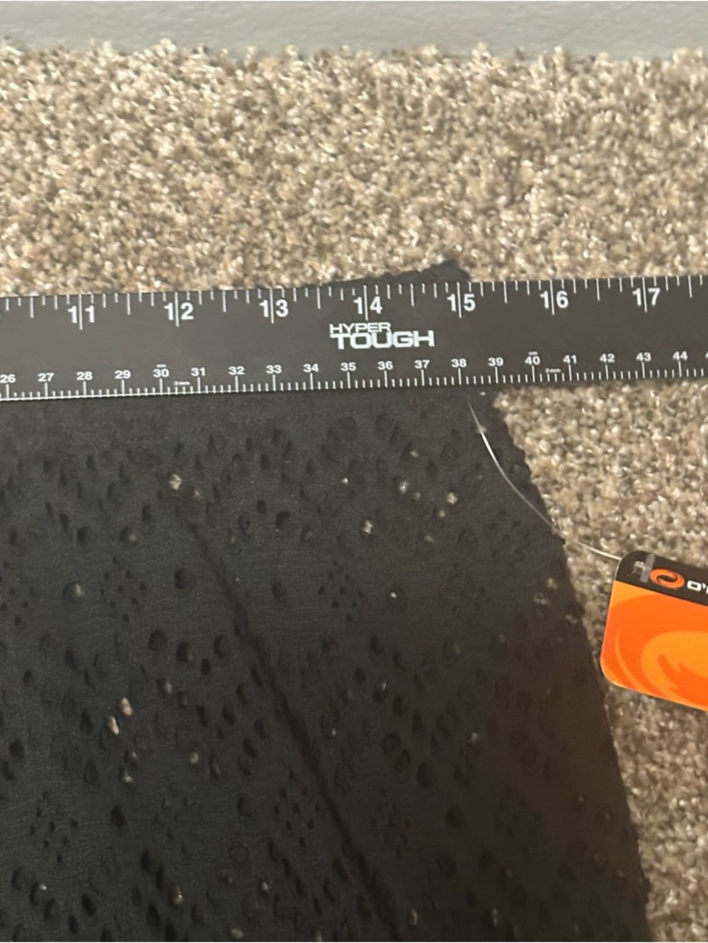 Black Wide-Leg Crochet Pants - Picture 3 of 13